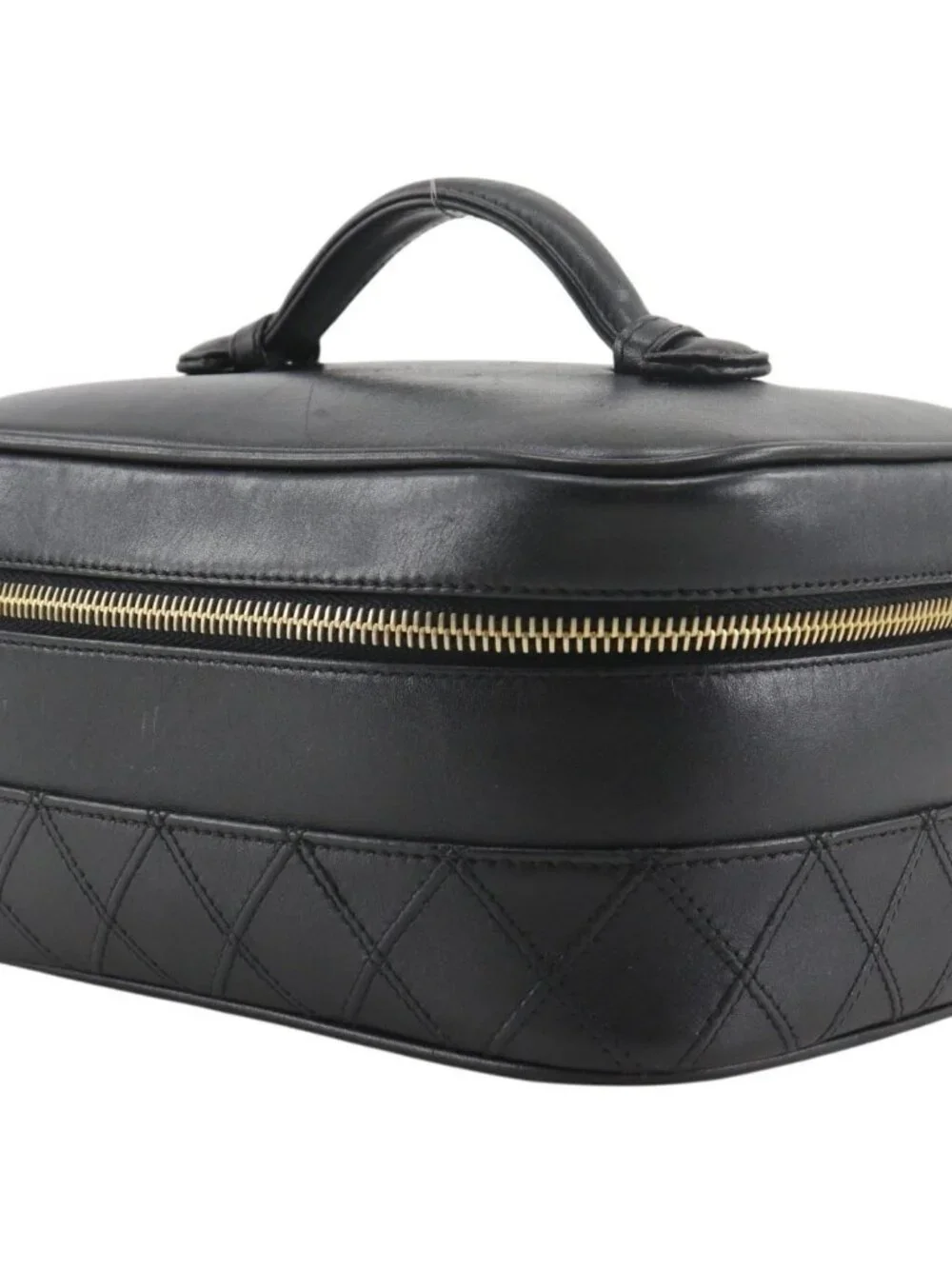 CHANEL Bicolole Vanity Pouch black Calfskin Women